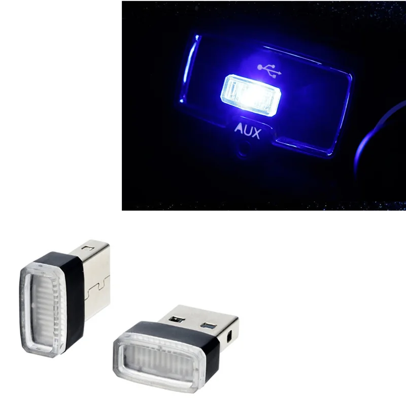 Автомобильный стиль USB декоративная лампа освещение светодиодный атмосферный