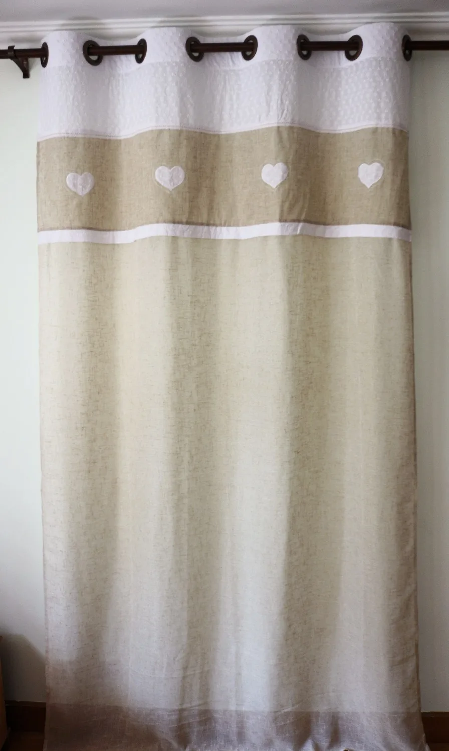 European High quality handmade applique 100 cotton lace poly linen and