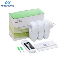 Nashone RC100 Wireless remote control light switches for Household Appliances,wireless switch,1 Remote 3 plug socket,Upto 100ft Nashone RC100 Wireless remote control light switches for Household Appliances,wireless switch,1 Remote 3 plug socket,Upto 100ft