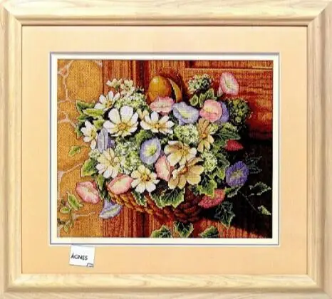 cs-2501 Cross Stitch Kit Flowers on Doorknob Bouquet Flower Blossom dim 13716