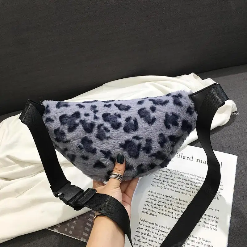 Для женщин Мода Поясные сумки Творческий леопардовым принтом поясная сумка для девочек дамы Повседневное путешествия мешок денег кошелек