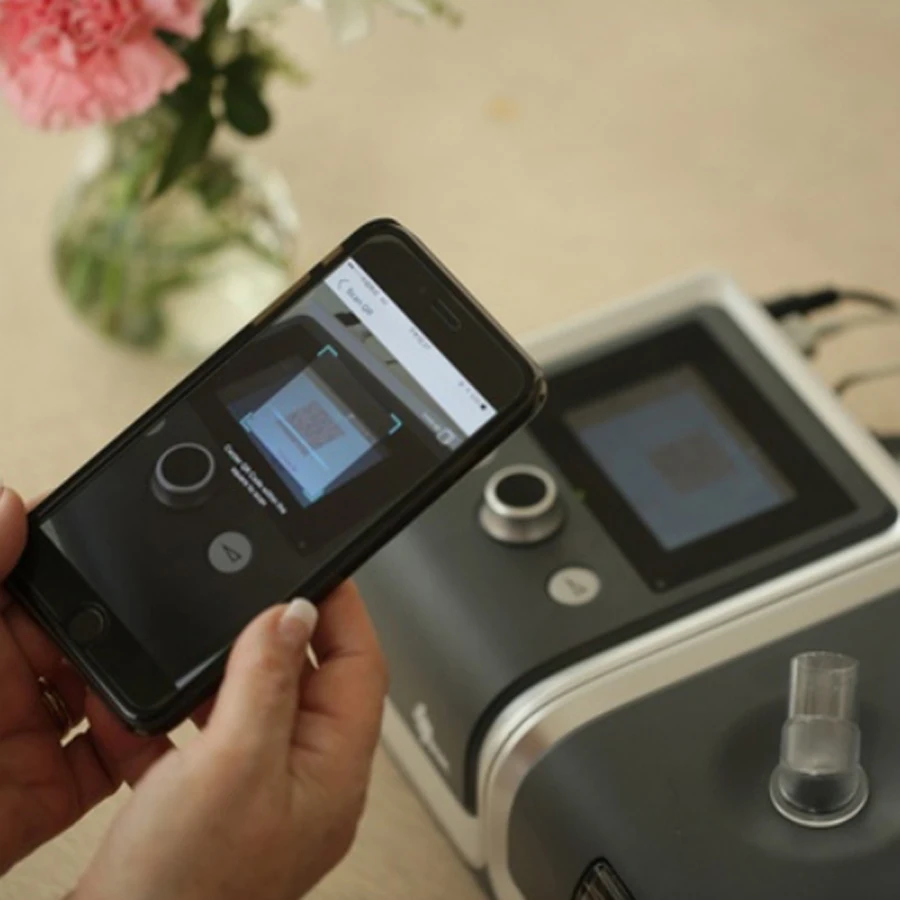  BMC Auto CPAP Machine Reslex Travel Portable With Airing Nasal Pillow Mask Hose Bag Breathing Appar