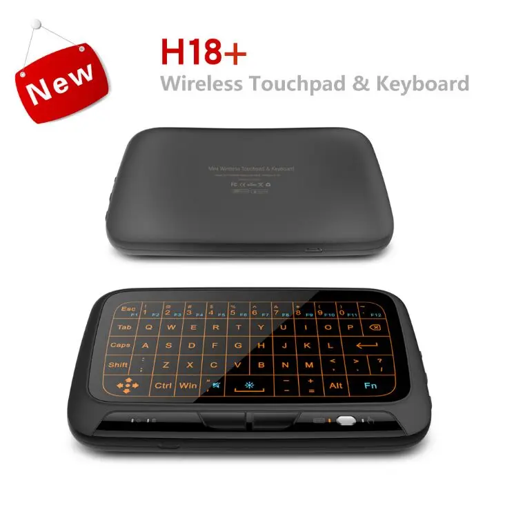 Мини H18 беспроводная клавиатура 2,4G Портативная клавиатура с тачпадом мышь для Windows Android/Google/Smart tv Linux Windows Mac