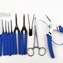 Слесарный инструмент набор для извлечения сломанных ключей Инструменты для удаления ключей легко получить сломанные ключи из замка