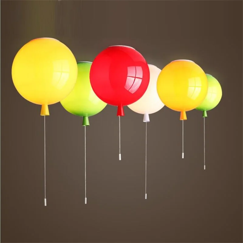 Hqxing Novelty Color Balloon Ceiling Lights Modern Style Restaurant Living Room Light Children Bedroom Lamp Lamparas De Techo