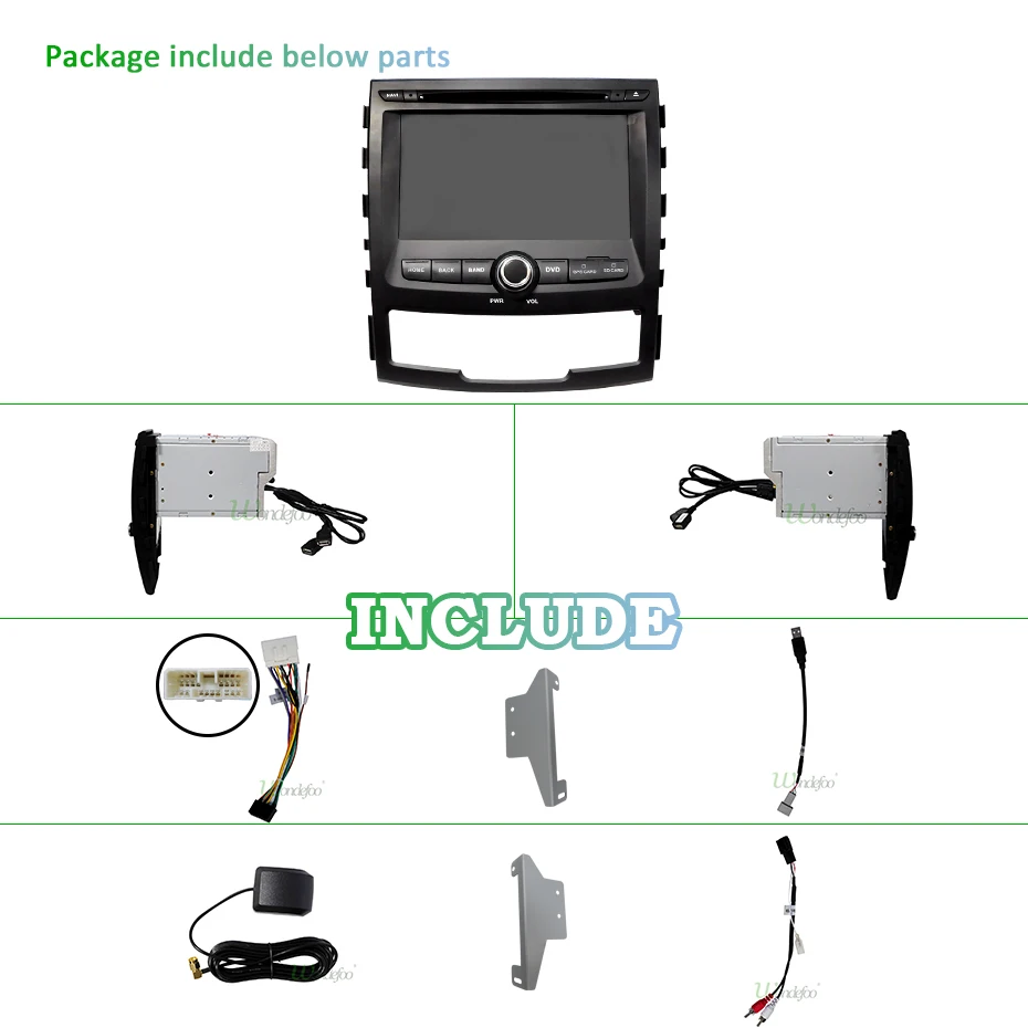 Flash Deal DSP IPS 4G 64G Android 9.0 AV Output CAR GPS For SSANGYONG KORANDO 2011-2013 DVD PLAYER navigation radio multimedia sterero 32