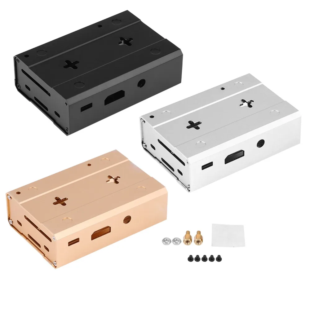 Shell for Raspberry Pi 2 Model B Box Aluminum Alloy Enclosure Case //B Board