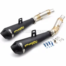 Stainless Steel motorcycle middle exhaust pipe middle of the exhaust pipe For KAWASAKI Z1000 2010 2011 2012 2013 2014 2015