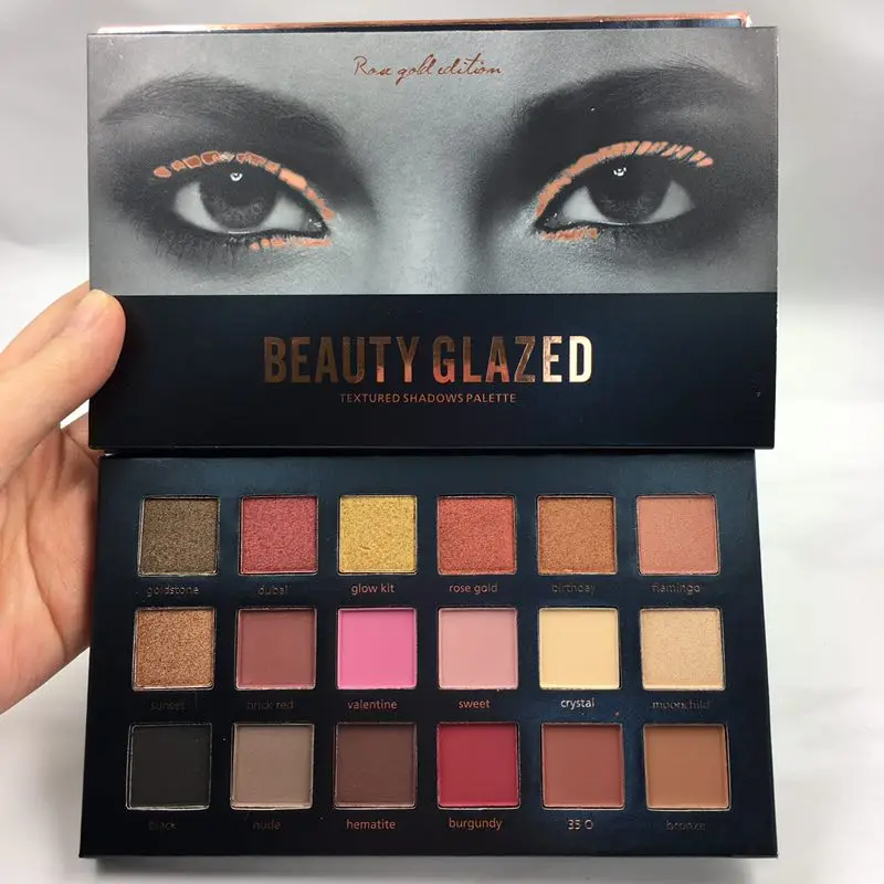 

Beauty Glazed 18 Color Rose Gold Remastered Makeup Eyeshadow Pallete Pressed Eyeshadow Palette Maquiagem on Sale