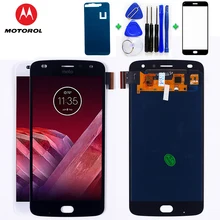 Motorola Moto Z2 играть XT1710-01/07/08/10 5,5 дюймов AMOLED ЖК-дисплей Дисплей Сенсорный экран дигитайзер 1920*1080 в сборе с бесплатными инструментами