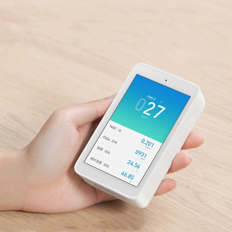 xiaomi Original Mijia PM2.5 tester Air Detector High-precision Sensing 3.97 inch touchscreen USB In