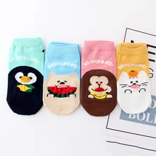 1 пара, женские носки, принт с животными, женские зимние носки, милые, Chaussette, потрясающие, дышащие, Soxs Meias, красивый носок