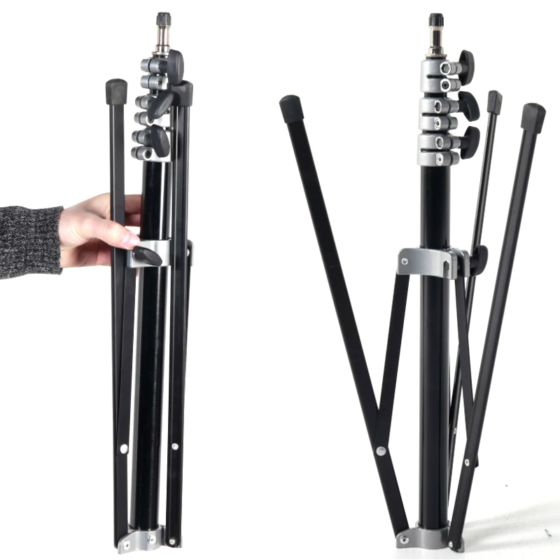  2M Photography Light Stand Mini Portable Tripod Photo Studio Video Bracket Softbox Umbrella Support