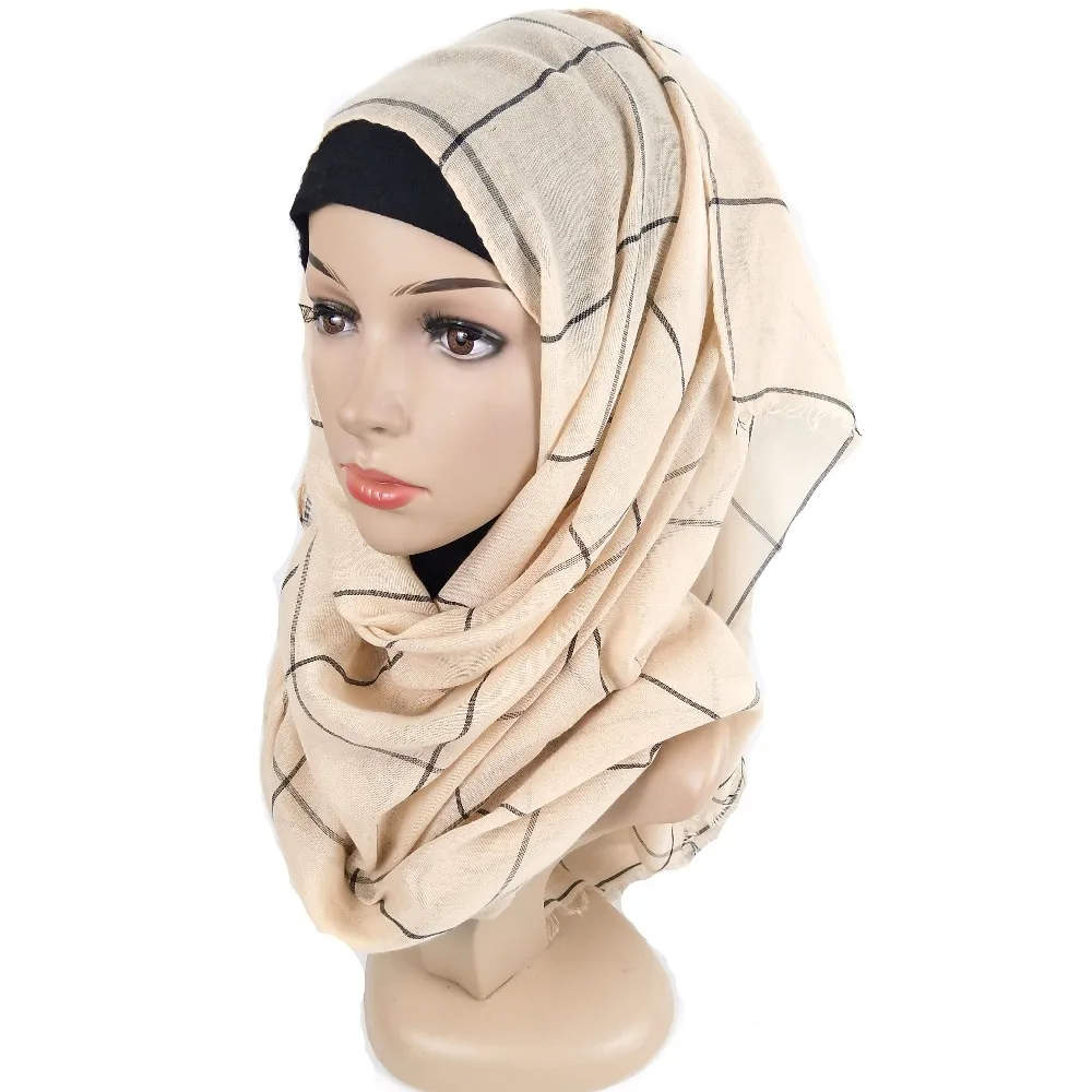 M9 Высококачественная в полоску вискоза женский хиджаб шали женский шарф шарфы 10 шт 1 лот можно выбрать цвета