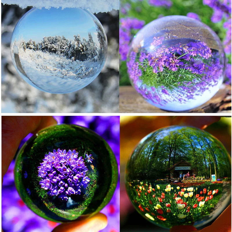 

90MM Contact Juggling Ball 100% Transparent Crystal Ball Stage Clear Ball Magic Tricks for Magicians Gimmick Toys Collection