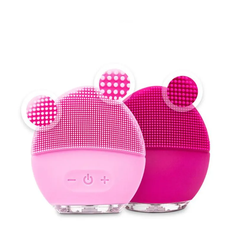 

Electric Face Brush Acne Pimple Blackhead Pore Clean Face Cleansing Brush Deep Cleaning Silicone Face Brushes Skin Care Toold