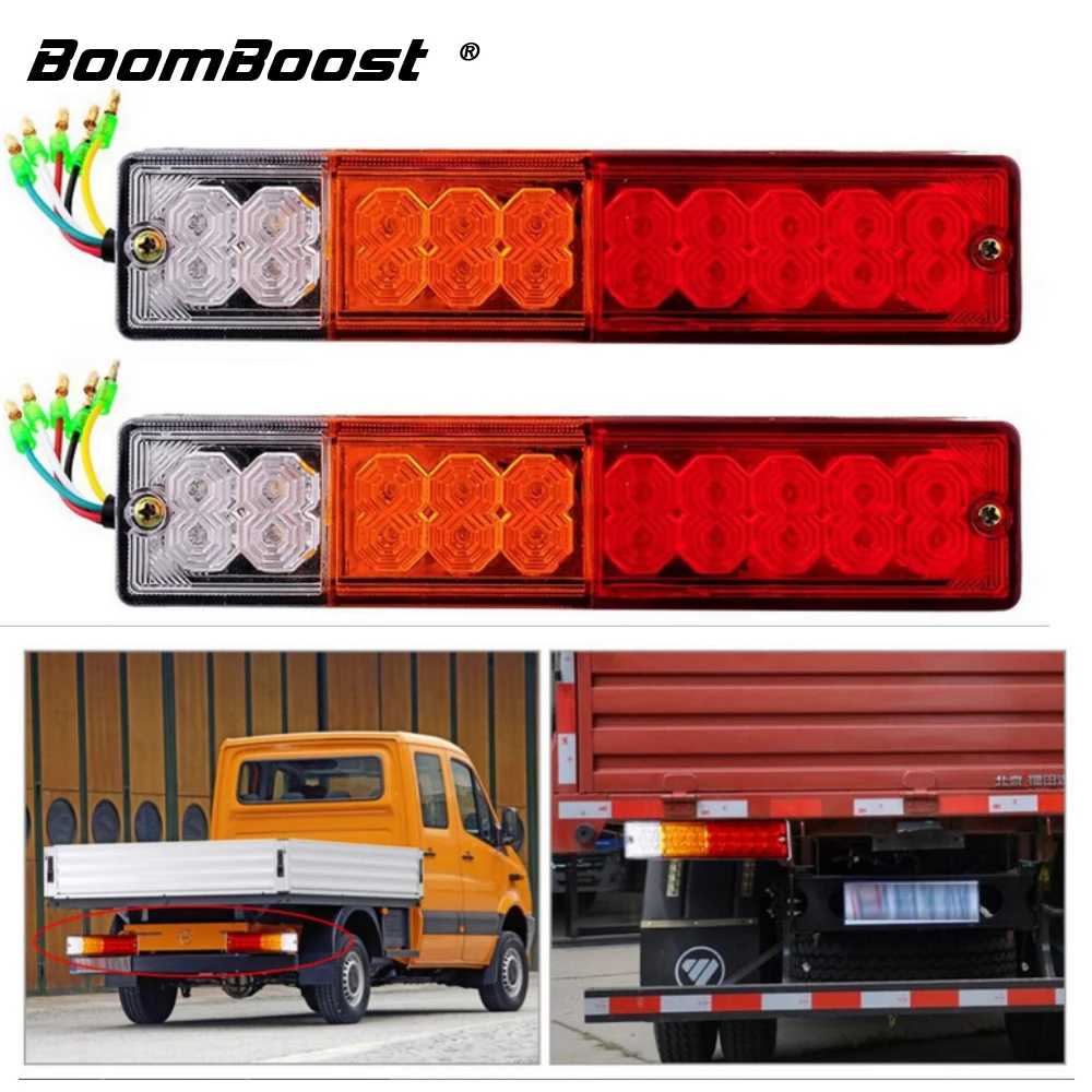 2PCS Turn Indiactor LED Stop Rear Tail Brake Reverse Light