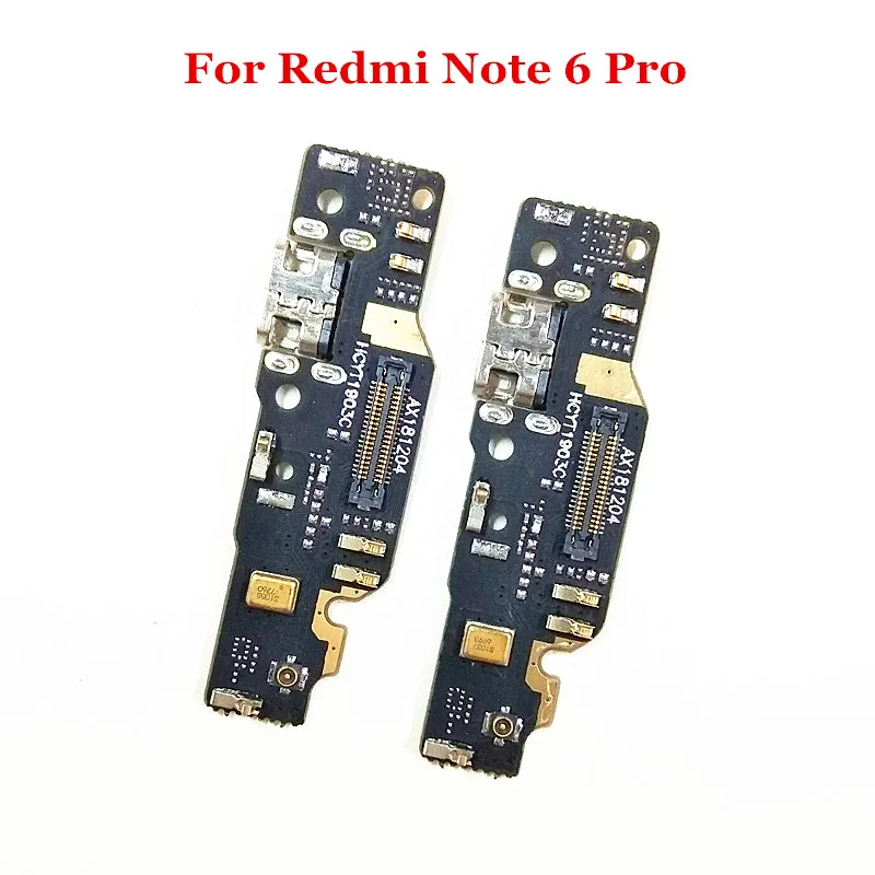 10x для Xiaomi Redmi Note 6Pro 6 Pro USB Зарядное устройство Док-станция коннектор плата
