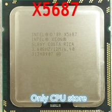 Процессор Xeon X5687(3,6 ГГц/12 МБ/4 ядра/разъем 1366/6. 4 GT/s QPI) серверный процессор