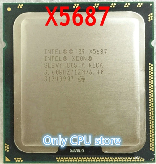 Bảng giá Free shipping Xeon X5687 processor (3.6GHz/12MB/4 cores/Socket 1366/6.4 GT/s QPI)Original Server CPU Phong Vũ