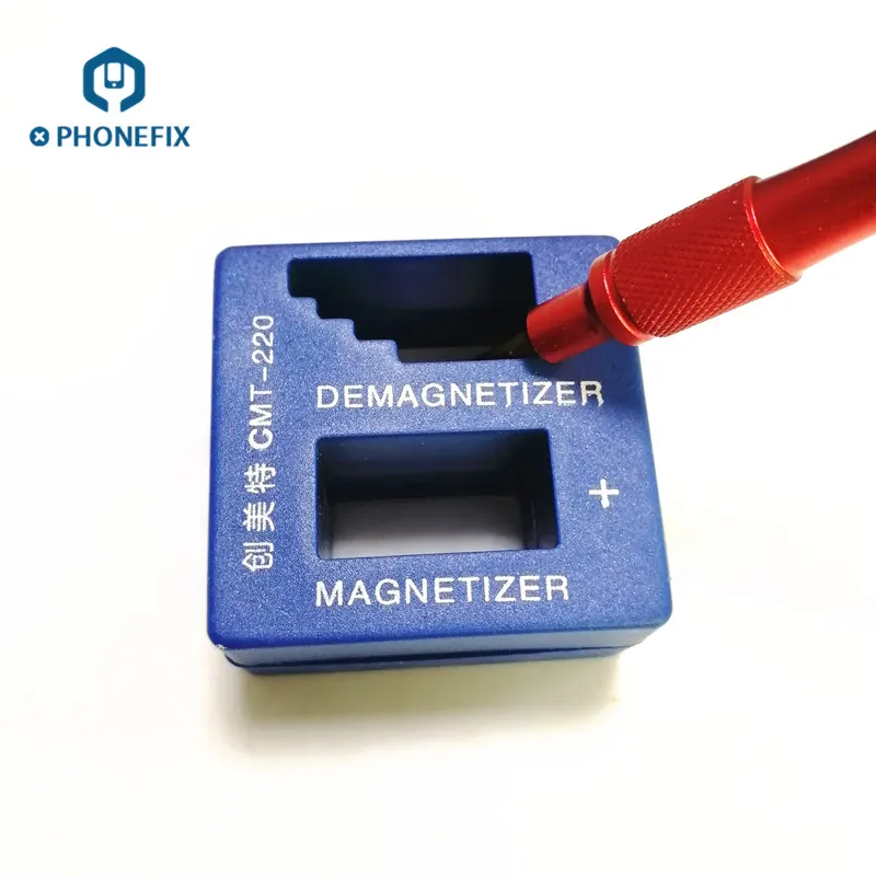 PHONEFIX намагничиватель размагничиватель для отвертки советы по ремонту CMT-220 намагничиватель для магнитной отвертки помощник инструмента