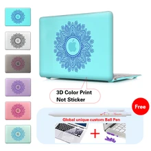 3D Printed Case Garland Paisley Pattern Cover For Mac Book Case Air 11″ 13″ Hard Crystal Shell For Macbook Pro 13 15 12 Retina