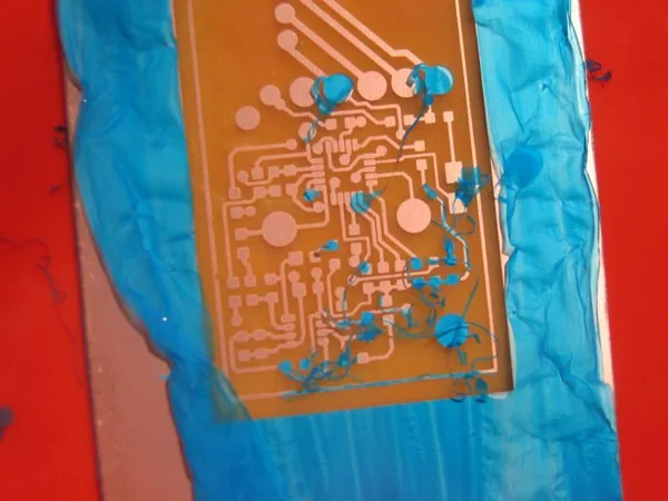 Photoresist анти-травление синие чернила краски для DIY PCB сухая пленка Замена 2 заказа 100 г