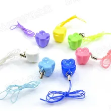 Коробки в виде лиственных зубов, с веревкой, можно повесить на шею, для хранения лиственных детей, 100 шт./лот