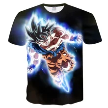 O159 новая футболка с драконом летняя мужская Z super son goku