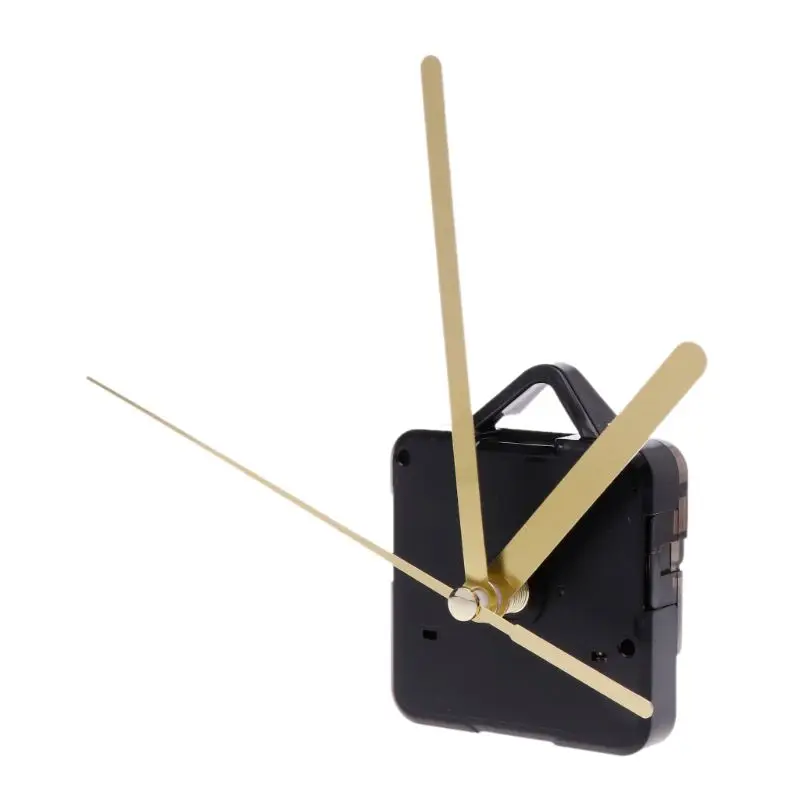 

Clock Movement Mechanism Long Spindle Gold Hand Kit DIY Golden Color