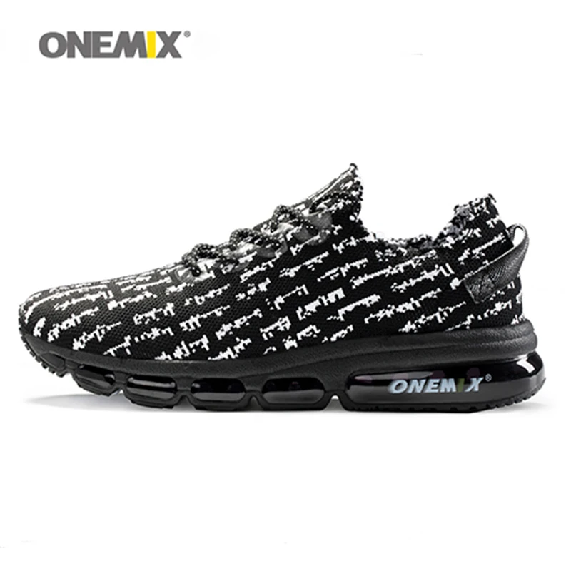 

New onemix 2018 air men running shoes for women sneakers lightweight knit mesh vamp sneakers damping cushion for outdoor jogging