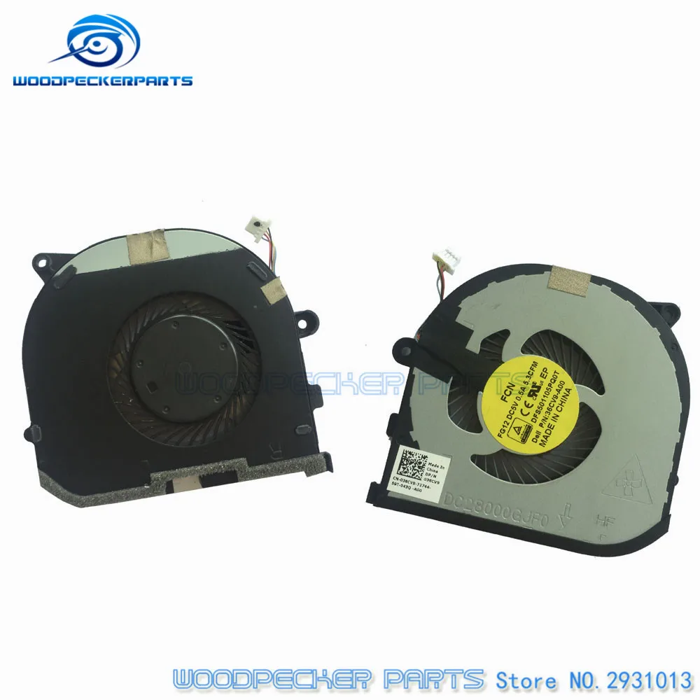 

Original Laptop New For Dell XPS 15- 9550 9550 5510 CPU Cooling Fan 36CV9 036CV9 CN-036CV9 DC25000GJR0 DC28000GJF0 DSF501105