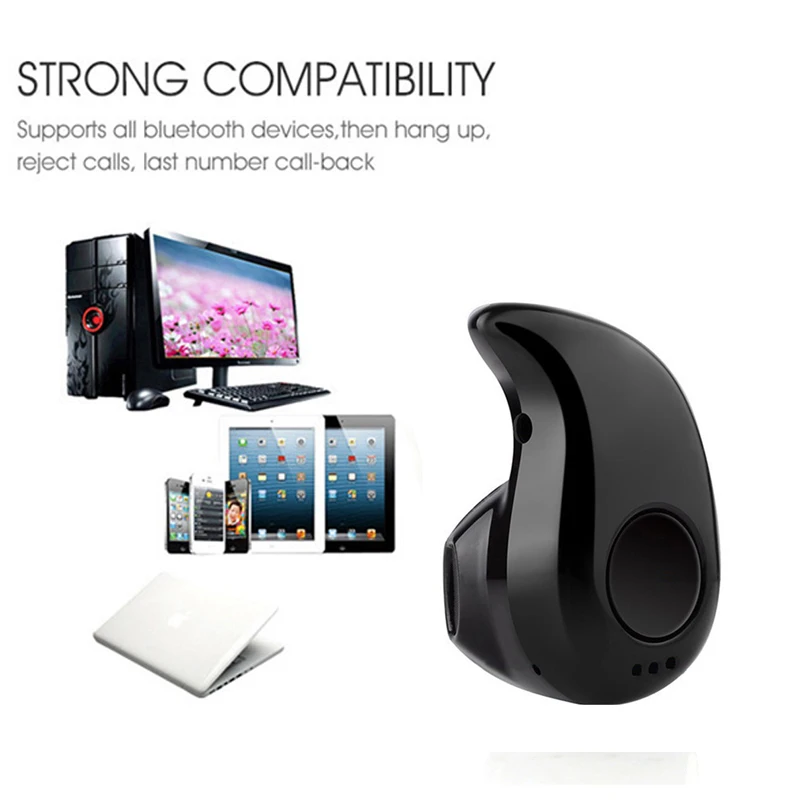 Беспроводные наушники вкладыши Daono Mini Sport Bluetooth V4.0 Stealth с микрофоном гарнитура для