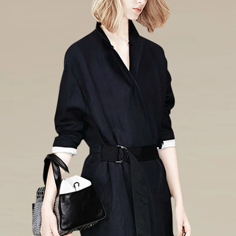 Coupe Picture Ayunsue Vêtements Tranchée Automne Mujer 2018 Printemps Moyen De Mode Wyq1383 Survêtement Manteau Abrigo Femmes Pour Long vent rXqwUX7I