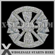 30 шт./лот) невесты, украшенные стразами и металлическая аппликация бисером патч для свадебное платье под заказ, украшения, X1-RAT2200