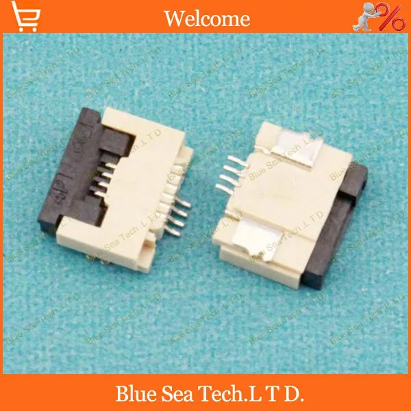 

10pcs FPC/FFC connector cable socket 4 pin 0.5mm connector for LCD screen interface of DVD/GPS/MP3/PDA/Phone ect.ROHS