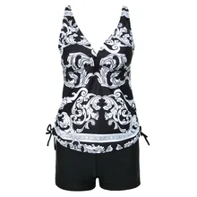 Женский комплект бикини большого размера, купальник пуш-ап, Мягкий купальник с принтом, пляжная одежда, купальник для женщин, танкины, купальник для девочек