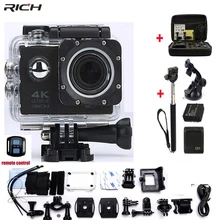 Action Camera F60 / F60R Remote control 4K WiFi 2.0 LCD 170D Len Helmet Cam Underwater Waterproof sport camera