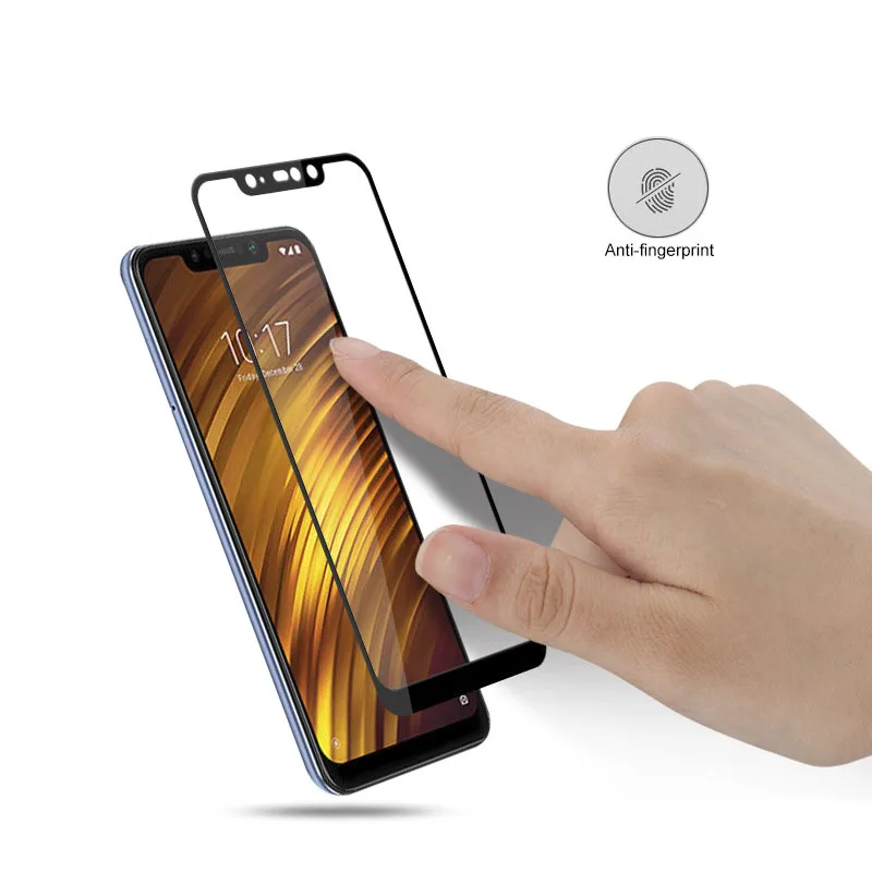 Защита экрана для Xiaomi Pocophone F1 закаленное стекло Poco F 1 Pocofone защитный чехол