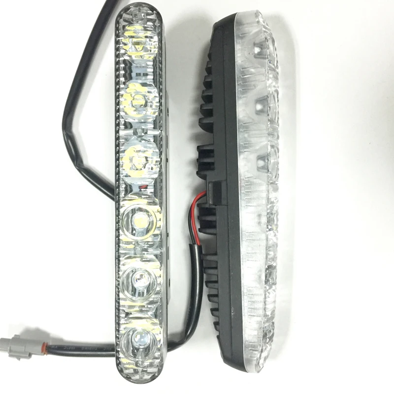 

Daytime Running Lights 2Pcs/Set 6 Led 1800lm Car Light Source Waterproof DC12V DRL car Lamps White 6000k Car Styling