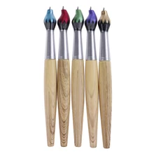 1 шт. Kawaii Милая креативная шариковая ручка, деревянные шариковые ручки для детей, чтобы написать студентам, школьникам, детям, подарок