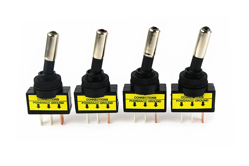 

ASW-15D 12V 20A LED auto toggle switch, rocker switch lights toggle switch
