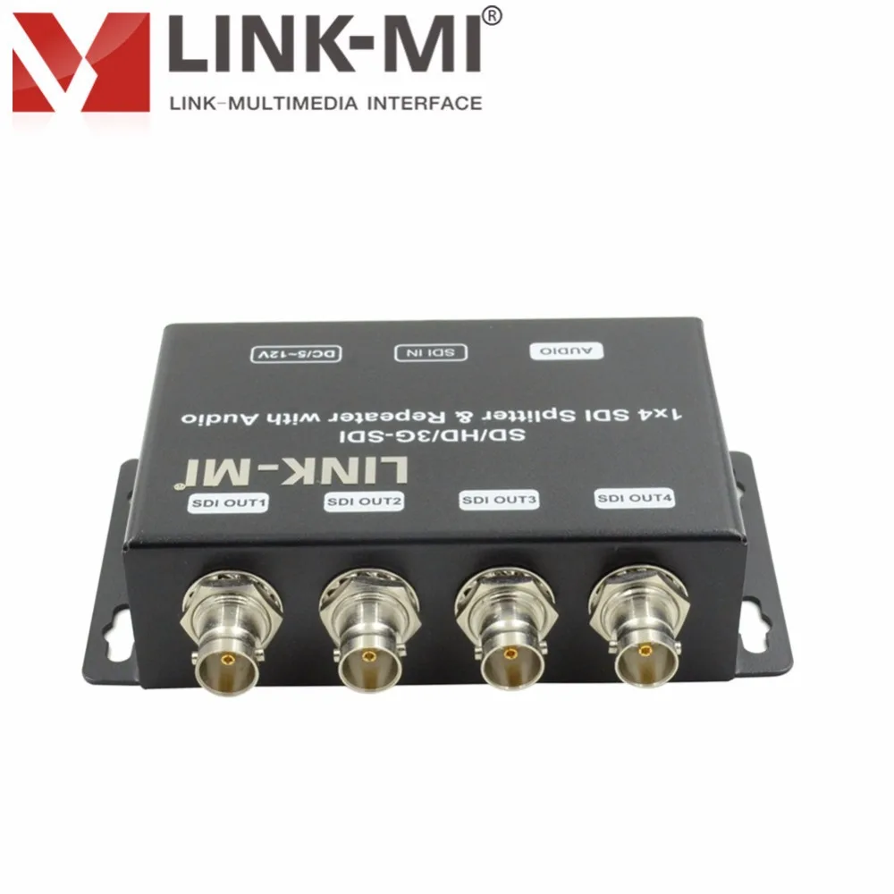 LINK MI LM SDI 104 SD/HD/3G 1 4 распределительный усилитель 120 м сигнал повторителя 200 с аудио