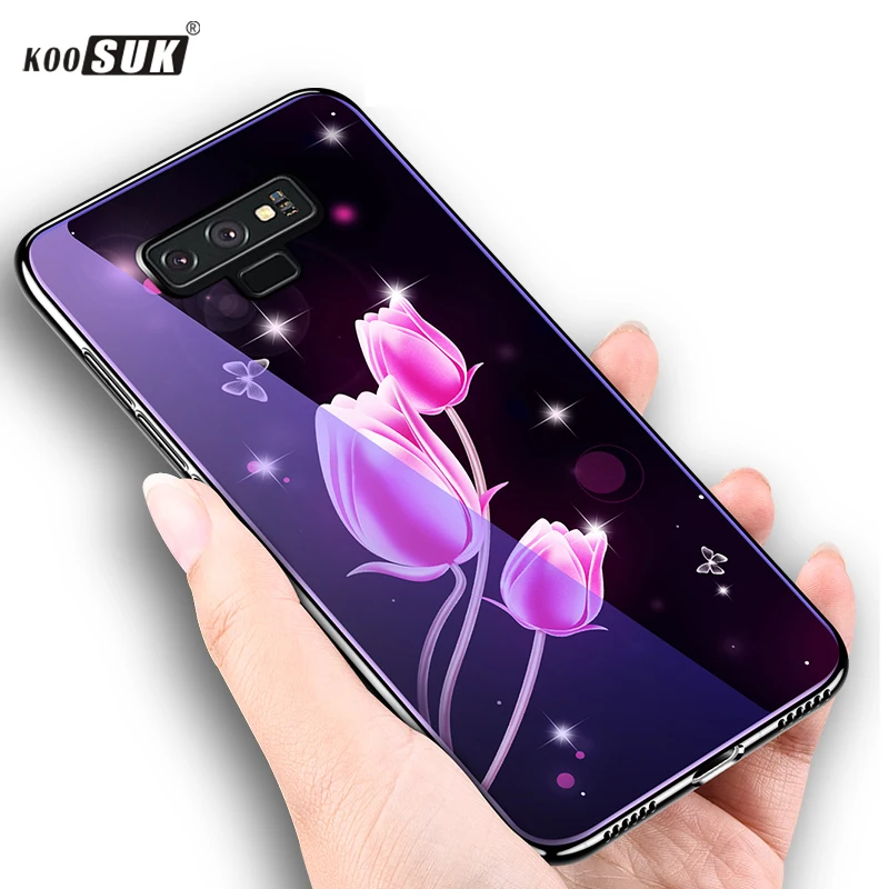 Note 9 Case sFor Samsung Galaxy Note 9 Cover Luxury Glass Cover For Samsung Note 9 Note9 Case Soft TPU Silicone Edge Cases Capas Note 9 Case sFor Samsung Galaxy Note 9 Cover Luxury Glass Cover For Samsung Note 9 Note9 Case Soft TPU Silicone Edge Cases Capas