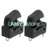 2Pcs Black or Red AC 250V 6A / AC125V 10A 3 Positions 3 Pins Terminal DPDT Rocker Switch KCD15-103 RK2-33 for Hair Dryer ► Photo 1/6