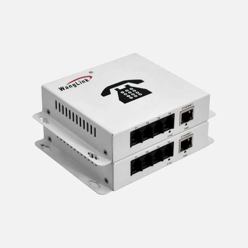 Wanglink 4ch RJ11 FC/ST оптический порт + 1*100M ethernet телефонный трансивер 1