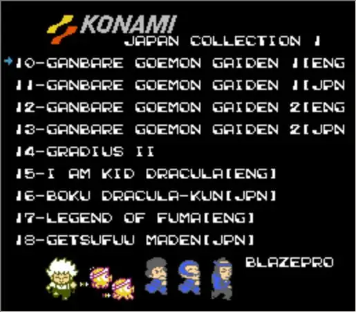 FC Konami Japan Collection 1 Game 2