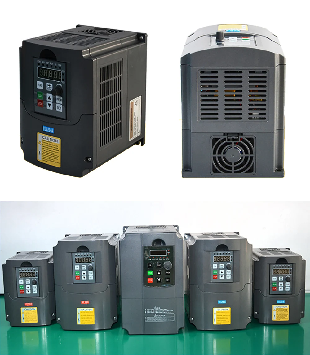 3KW 3800V Single Phase input and 3 Phase Output Frequency Converter / Adjustable Speed Drive / Frequency Inverter / VFD