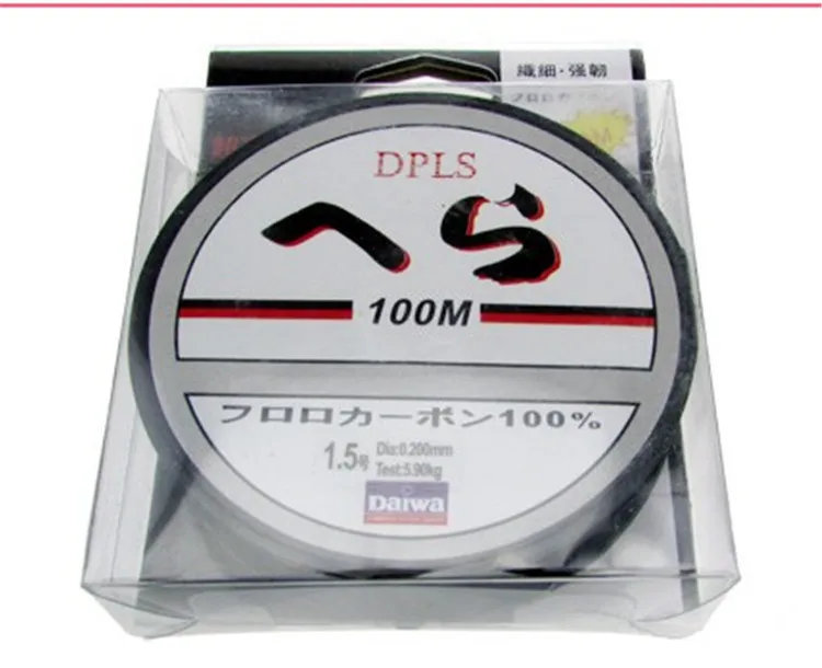 

10pcs 100M Fishing line Fluorocarbon Daiwa Brand braided Fishing Line 0.1-8.0mm 1.8-23.7kg Carbon Fiber Leader Nylon Lines Peche