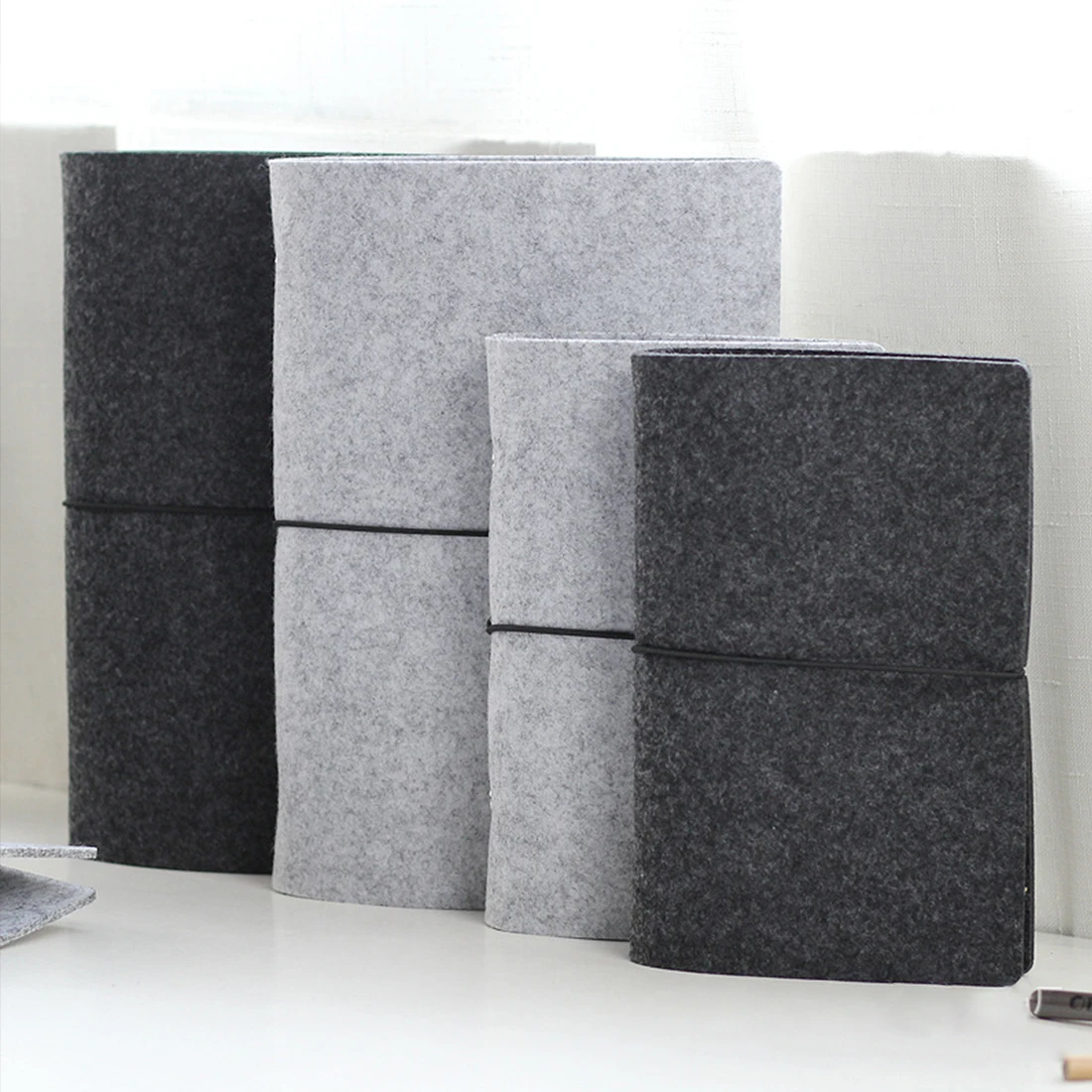 

Felt Shell Fabric Note Nook Loose Leaf Inner Core A5 A6 Notebook Diary Plan Binder Office Supplies Ring Binder
